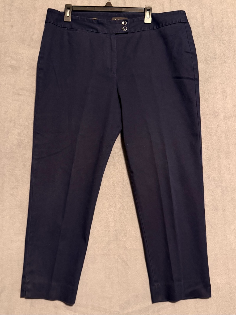 Talbots Heritage Navy Blue Workwear Business Casual Pants Size 18